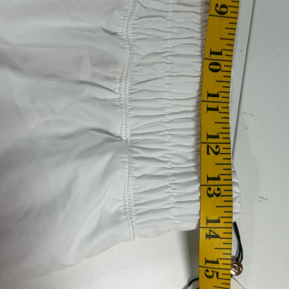 CALIA Step Up Short Womens Medium Pure White High-Rise Athletic Running Shorts - Picture 7 of 10